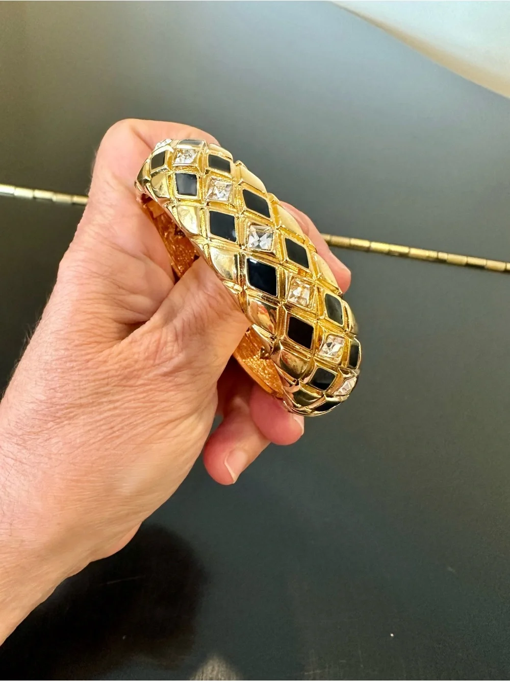 St. John Authentic Runway Vintage Retro Iconic Designer Formal Couture Bracelet